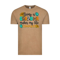 Vintage Coffee Being a Grandma Makes My Life Complete Vintage Tee - MaliasSmallBusiness