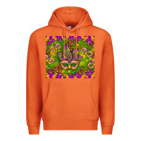 Carrot Mardi Gras masks and coins tumbler Premium Hoodie - HowdyJamesFarm