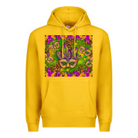 Lemon Mardi Gras masks and coins tumbler Premium Hoodie - HowdyJamesFarm