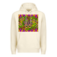 Sandshell Mardi Gras masks and coins tumbler Premium Hoodie - HowdyJamesFarm