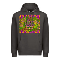 Smoke Mardi Gras masks and coins tumbler Premium Hoodie - HowdyJamesFarm