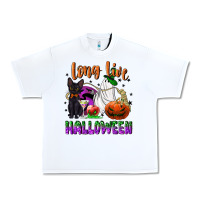 White long live halloween Urban Heavy Tee - NancyCooperArtShop