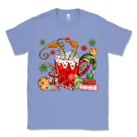 Colony Blue cup of chocolate and cookies Classic Tee - MaliasSmallBusiness