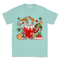 Seafoam cup of chocolate and cookies Classic Tee - MaliasSmallBusiness
