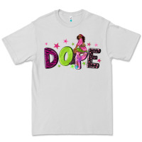 Dove Grey dope with afro black woman Premium Tee - NancyCooperArtShop