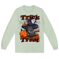 Matcha Trick Or Treat Black Angus Heifer Long Sleeve Tee - LillyAllenDesigns