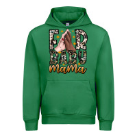 Emerald Fur Baby Mama Urban Hoodie - CowhideDigitalArt