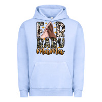 Pigment Grape Ice Fur Baby Mama Urban Hoodie - CowhideDigitalArt