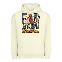 Pigment Pistachio Fur Baby Mama Urban Hoodie - CowhideDigitalArt