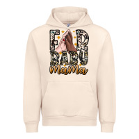 Sandshell Fur Baby Mama Urban Hoodie - CowhideDigitalArt