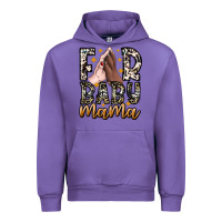 Tulip Fur Baby Mama Urban Hoodie - CowhideDigitalArt