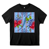 Black patriotic rose Heavy Core Tee - BundleAndBundleShop