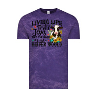 Cloud Purple living life somewhere between jesus take the wheel Vintage Tee - MaliasSmallBusiness
