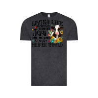 Vintage Black living life somewhere between jesus take the wheel Vintage Tee - MaliasSmallBusiness