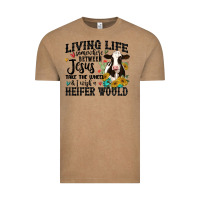 Vintage Coffee living life somewhere between jesus take the wheel Vintage Tee - MaliasSmallBusiness