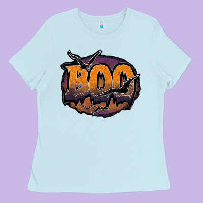 Boo Ladies Tee Designed By Jahusdesignshop