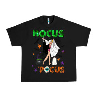 Black hocus pocus with witch Urban Heavy Tee - NancyCooperArtShop