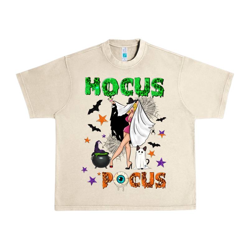 Hocus Pocus With Witch Urban Heavy Tee by NancyCooperArtShop | Teevron