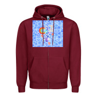 Burgundy hippie soul Zipper Hoodie - TumblerDesignByShophia