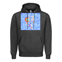 Charcoal Heather hippie soul Zipper Hoodie - TumblerDesignByShophia