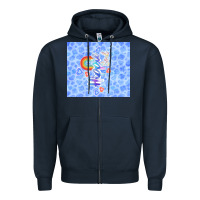 Navy hippie soul Zipper Hoodie - TumblerDesignByShophia