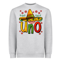 Heather Grey uno my first mexican birthday Heavyweight Sweatshirt - Jasminsmagicworld