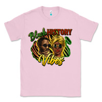 Bubblegum Pink black history vibes Classic Tee - NancyCooperArtShop
