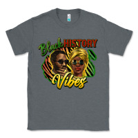 Charcoal Heather black history vibes Classic Tee - NancyCooperArtShop