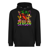 Black tis the season mardi gras olivia Heavyweight Hoodie - OliviaCreatesArt