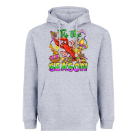 Heather Grey tis the season mardi gras olivia Heavyweight Hoodie - OliviaCreatesArt