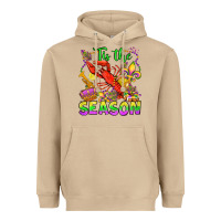 Mushroom tis the season mardi gras olivia Heavyweight Hoodie - OliviaCreatesArt