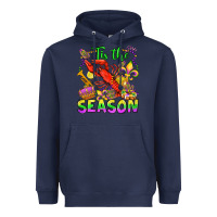 Navy tis the season mardi gras olivia Heavyweight Hoodie - OliviaCreatesArt