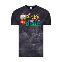 Cloud Black pre k school pencil dude Vintage Tee - NancyCooperArtShop
