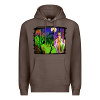 Coffee halloween background Premium Hoodie - JahusDesignShop