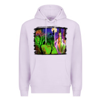 Lilac halloween background Premium Hoodie - JahusDesignShop