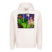 Pale Pink halloween background Premium Hoodie - JahusDesignShop