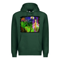 Sports Green halloween background Premium Hoodie - JahusDesignShop