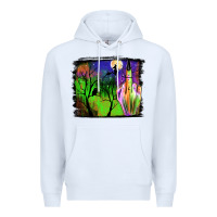 White halloween background Premium Hoodie - JahusDesignShop