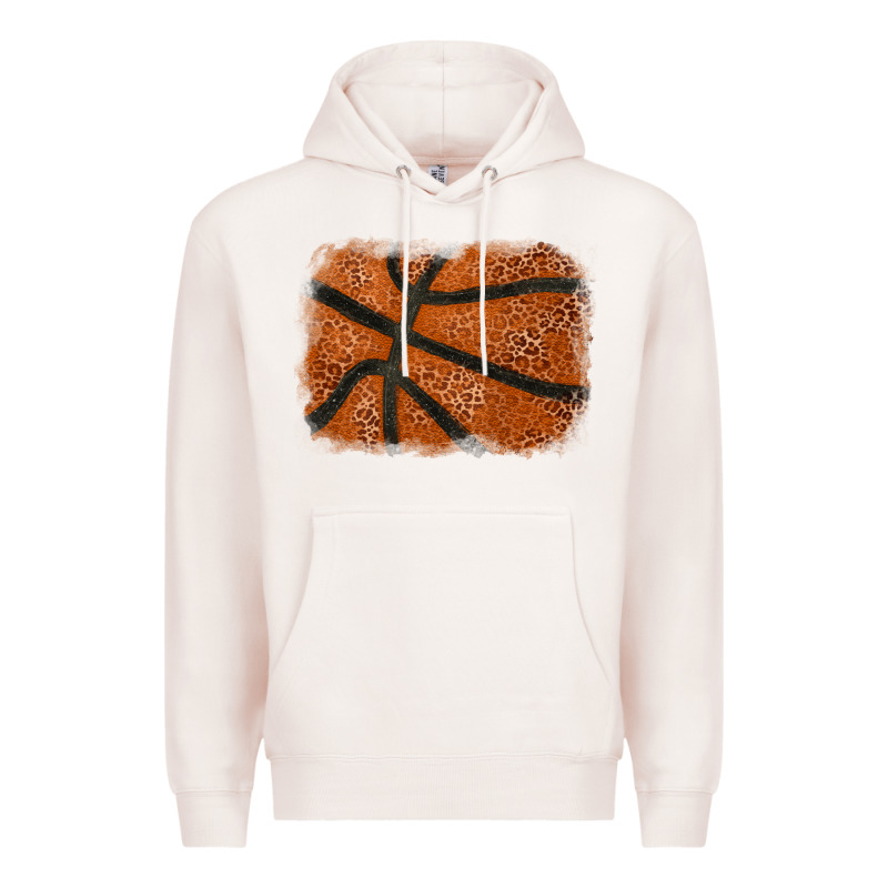Basketball Leopard Glitter Background Premium Hoodie by HowdyJamesFarm | Teevron