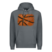 Rock Basketball leopard glitter background Premium Hoodie - HowdyJamesFarm