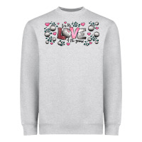 Heather Grey for the love of the game  volleyball Heavyweight Sweatshirt - Jasminsmagicworld