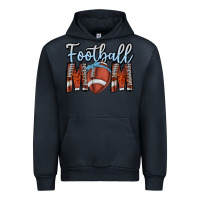 Navy Football Mom Urban Hoodie - CowhideDigitalArt