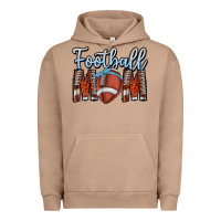 Pigment Burro Football Mom Urban Hoodie - CowhideDigitalArt