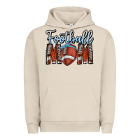 Pigment French Oak Football Mom Urban Hoodie - CowhideDigitalArt