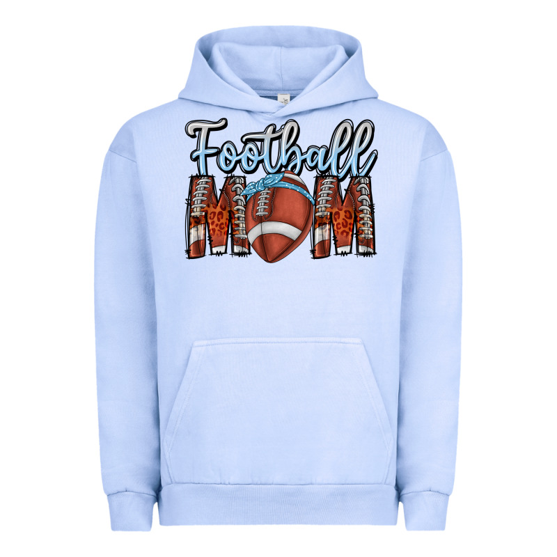 Football Mom Urban Hoodie by CowhideDigitalArt | Teevron