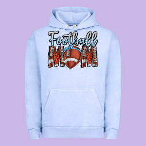 Football Mom Urban Hoodie Designed By Cowhidedigitalart