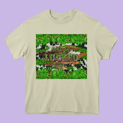 Let's Get Lucked Up Heavy Core Tee Designed By Artiststas