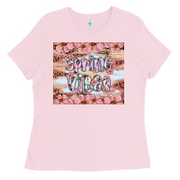 Bubblegum Pink spring vibes Ladies Tee - Artiststas