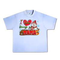 Grape Ice i love being a mama Urban Heavy Tee - MaliasSmallBusiness