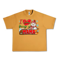 Peanut Butter i love being a mama Urban Heavy Tee - MaliasSmallBusiness